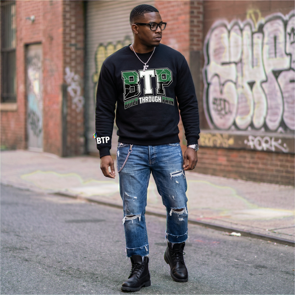 BUILT THROUGH PAIN - MOTIVATIONAL SWEATSHIRT